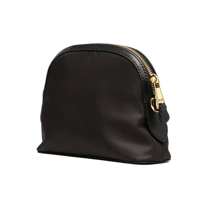MOSCHINO Polyester Shoulder Bag, Crossbody Bag Women's Black-2