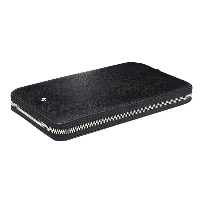 MONTBLANC Cow Leather Wallet Men's Black-2