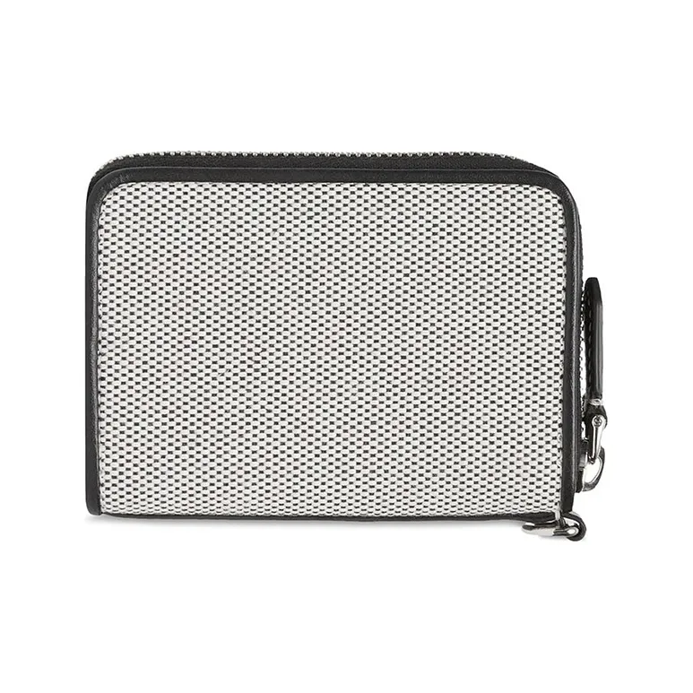 Burberry Fabric Card Holders Coin Purses Wallets Men's Black/Gray-1
