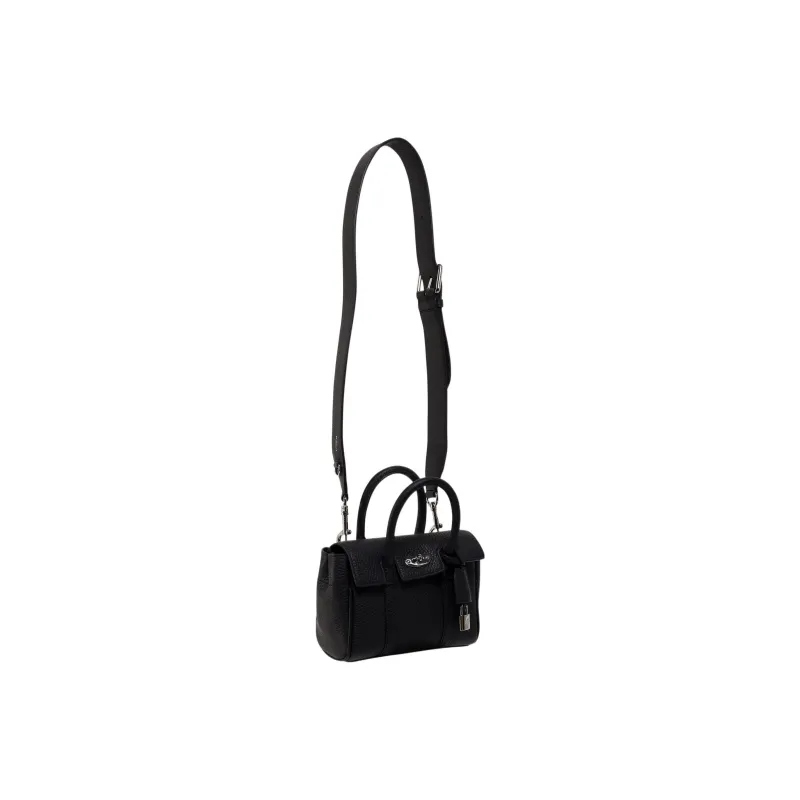 Mulberry Leather One Shoulder Handbags Women's Black-2
