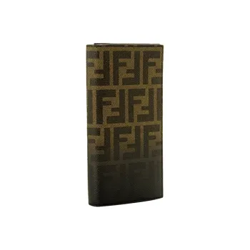 FENDI PVC Wallet Men's Brown/Black