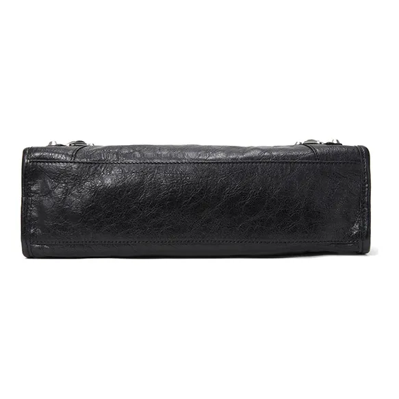 Balenciaga Sheepskin Biker Bag One Shoulder Handbag Regular Women's Black-2