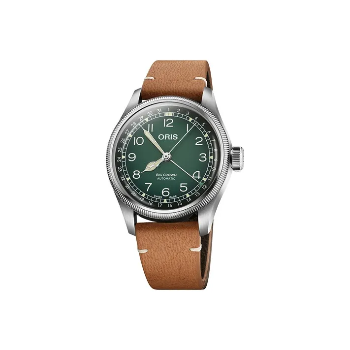 Oris Automatic Mechanical Movement Men's Watches Watch 38mm Gray Dial 75477794063-Set-2
