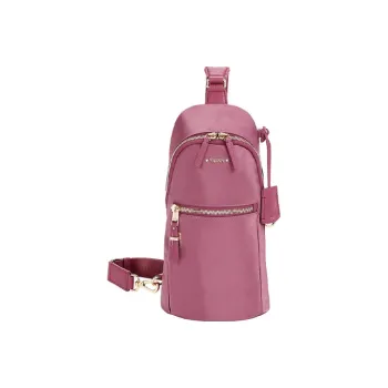 TUMI Voyageur Elastic Nylon Sling Bag Shoulder Bag Women's Lotus Pink