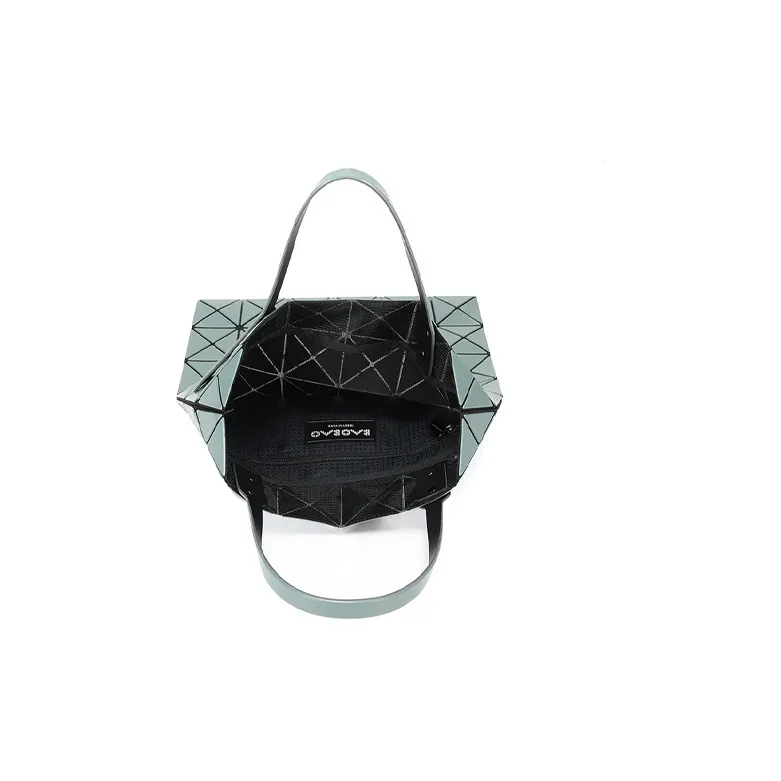 ISSEY MIYAKE Matte Tote Bag, Shopping Bag, Shoulder Bag, Handbag Unisex Gray Green-4