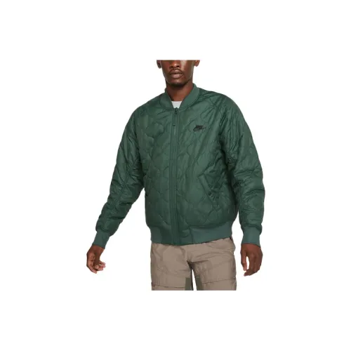 Nike Sportswear Essentials Series Puffer Jackets Men Galaxy Green