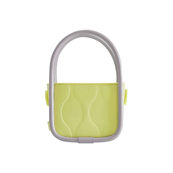 STAR TOWN Cow Leather Shoulder Bag, Crossbody Bag, Handbag Mini Women's Grape Purple/Lemon/Buckwheat-5