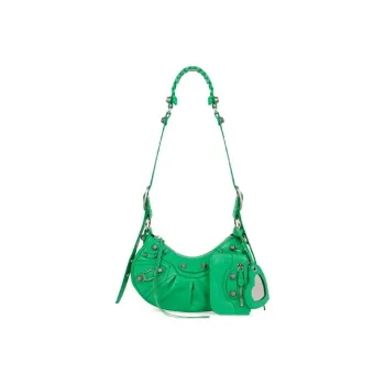 Balenciaga Le Cagole Shoulder Bag Xs Green