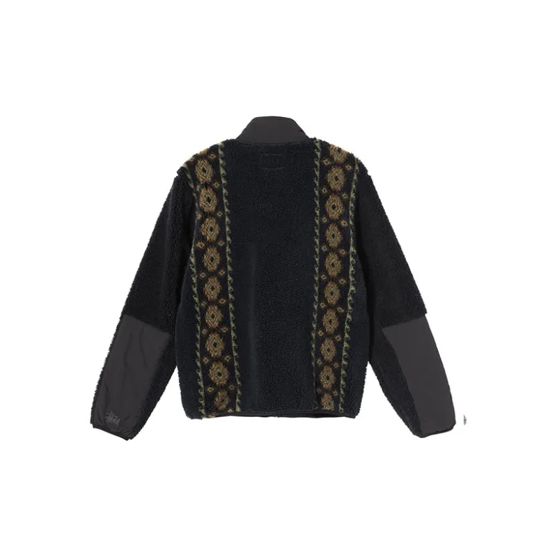 Stussy Lima Jacquard Sherpa Jacket-1