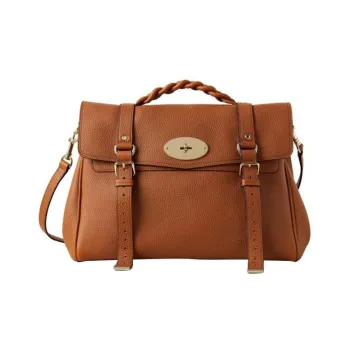 Mulberry Leather Portable Crossbody Bag, Shoulder Bag Regular Women's Brown