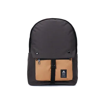 Adidas Polyester Backpack Regular Unisex Black & Umber