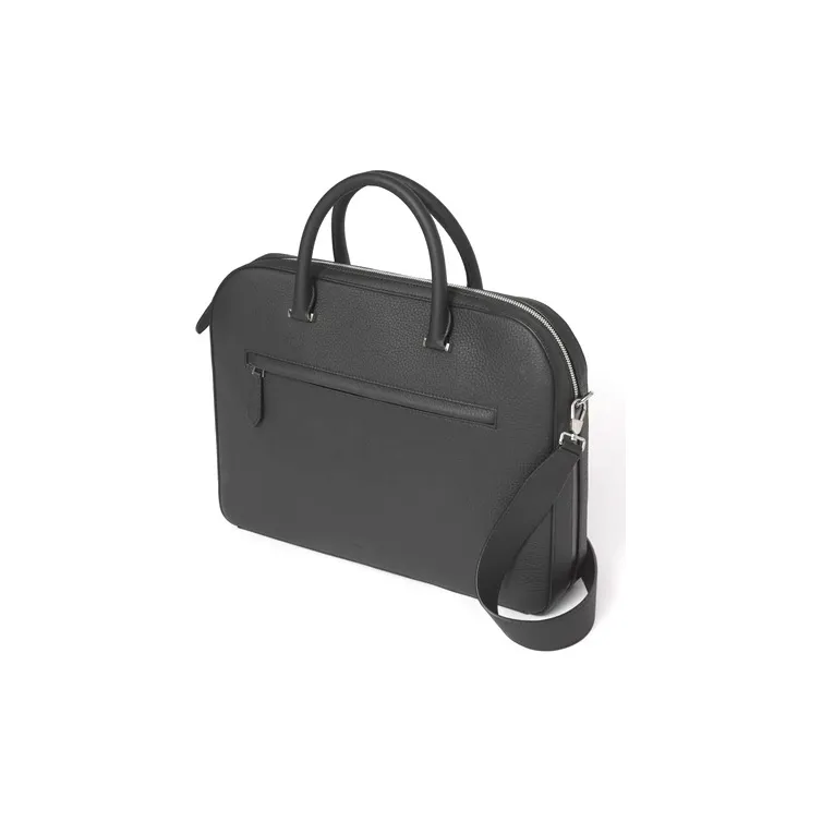 Burberry Olympia Leather Portable One Shoulder Crossbody Briefcases Men's-2