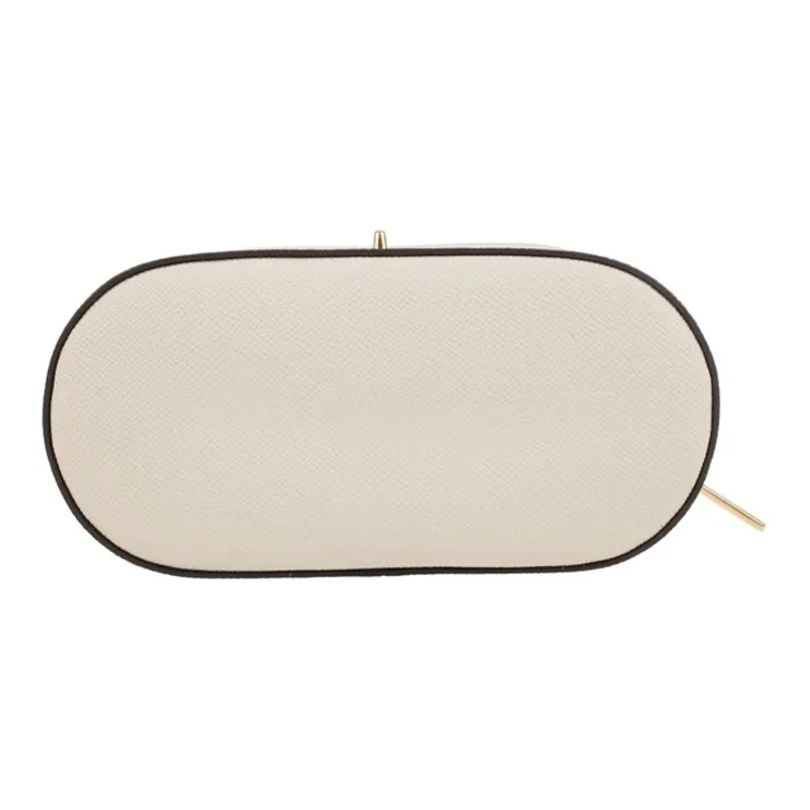 COACH Kay Cross Grain Leather Box Bag, Shoulder Bag, Crossbody Bag, Handbag Trumpets Women's White-5