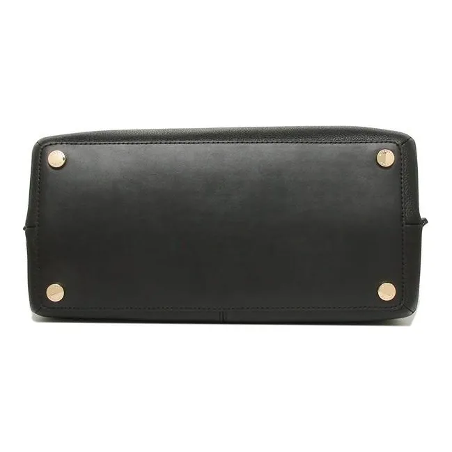 MICHAEL KORS Teagen Leather Shoulder Bag, Handbag Regular Women's Black-2