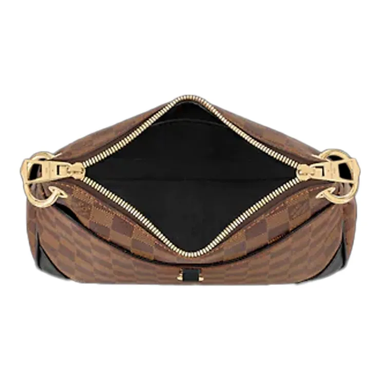 LOUIS VUITTON Odeon Canvas Shoulder Bag Women's Brown-2