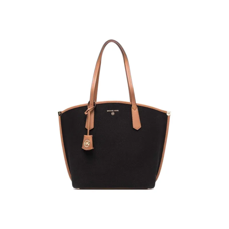 MICHAEL KORS Cotton Tote Bag, Shopping Bag, Handbag, Shoulder Bag Tubas Women's Black-0