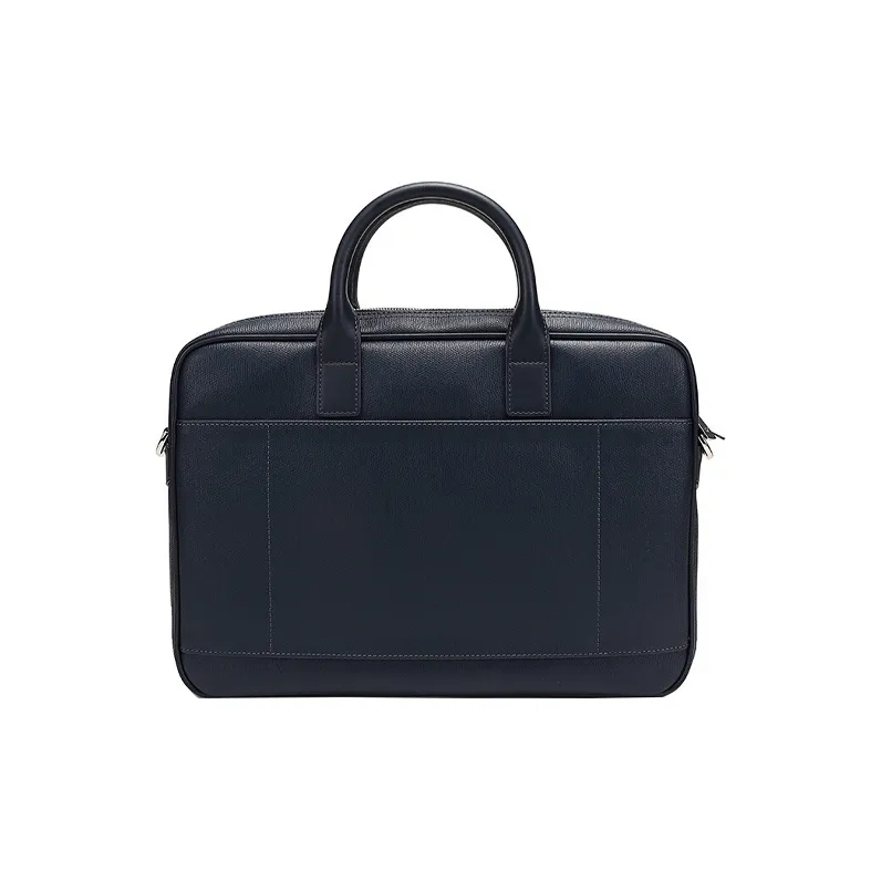 EMPORIO ARMANI Briefcase Portable Crossbody Bag Shoulder Bag Small Size Men's Marine Blue-3