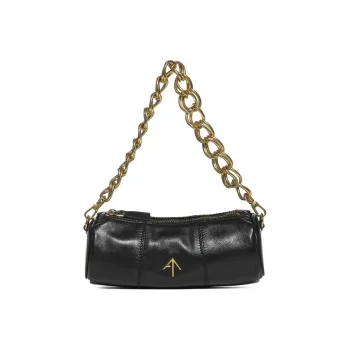 Manu Atelier Cylinder Leather Shoulder Bag