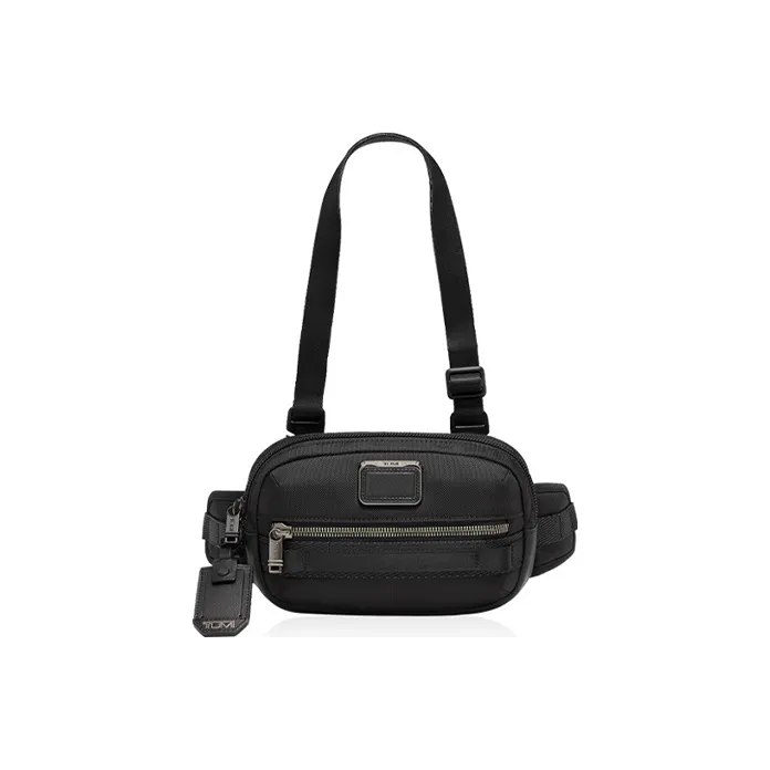 TUMI Alpha Bravo Ballistic Nylon Sling Bag, Crossbody Bag Men's Black-0