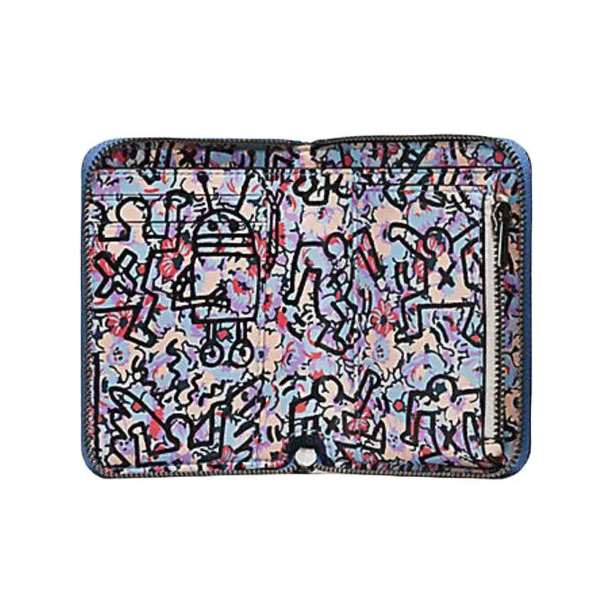 Keith Haring X COACH Zip Around Coin Purses-1