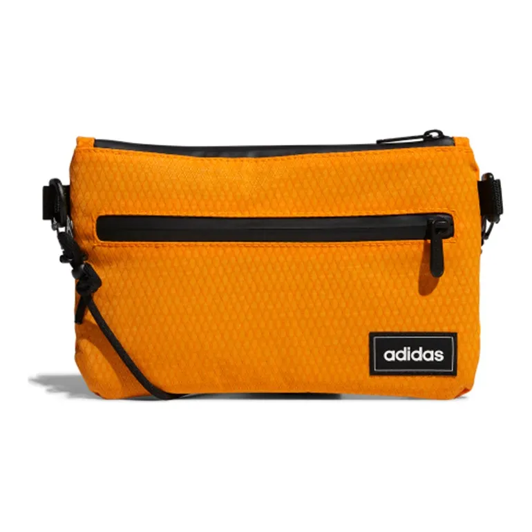 Adidas Neo Polyester Sports Crossbody Bag Shoulder Bag Unisex Orange Yellow-0