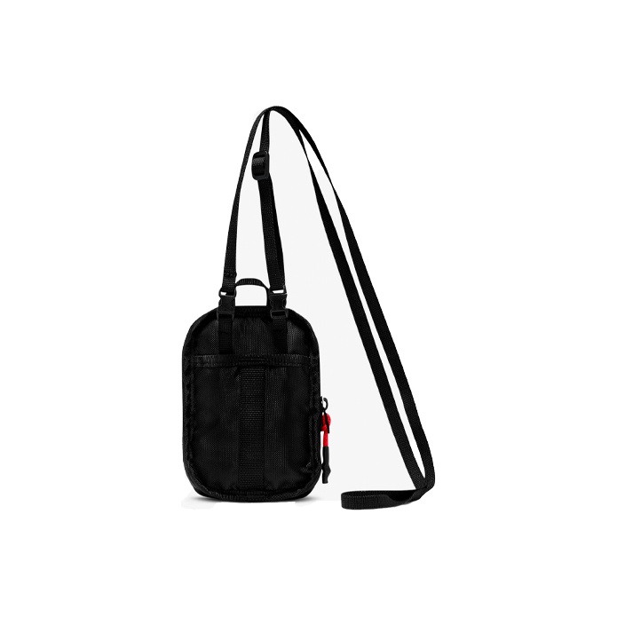 Jordan Polyester Shoulder Bags Cell Phone Pouch Crossbody Bags Small Size Unisex Black