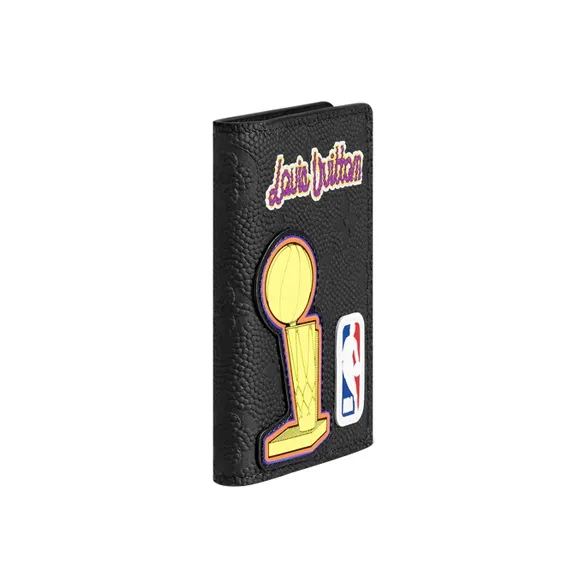 LOUIS VUITTON X Nba Hero Jacket Leather Pocket Organizer Black-1