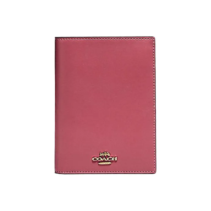 COACH Passport Case Passport Holders Pink-0