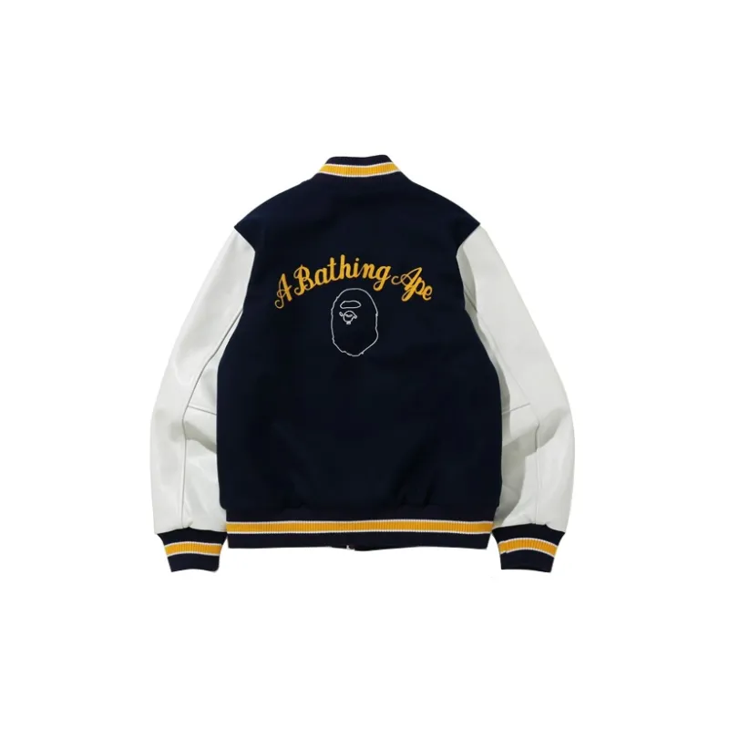 A BATHING APE Varsity Jacket-3