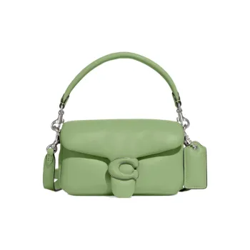 COACH Tabby Leather Shoulder Bag Pillow Bag Cloud Bag Shoulder Bag Crossbody Bag Handbags Women's Green