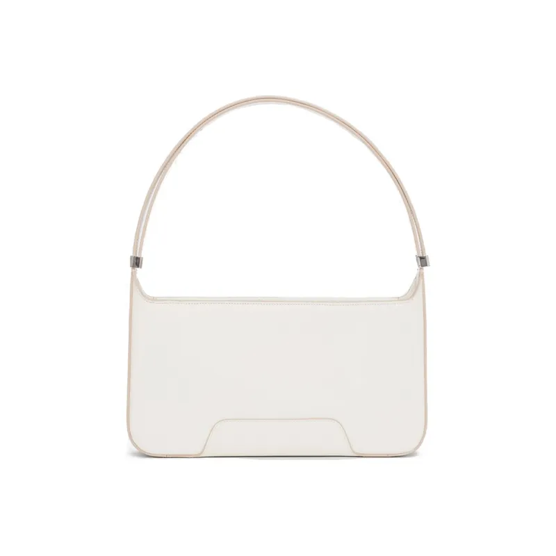 Burberry Leather Crossbody Bag Shoulder Bag One Shoulder Handbag Women's Light White-4
