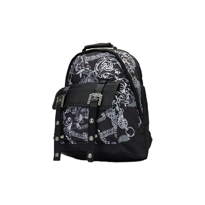VERSACE JEANS COUTURE Fabric Backpack Regular Men's Black-2