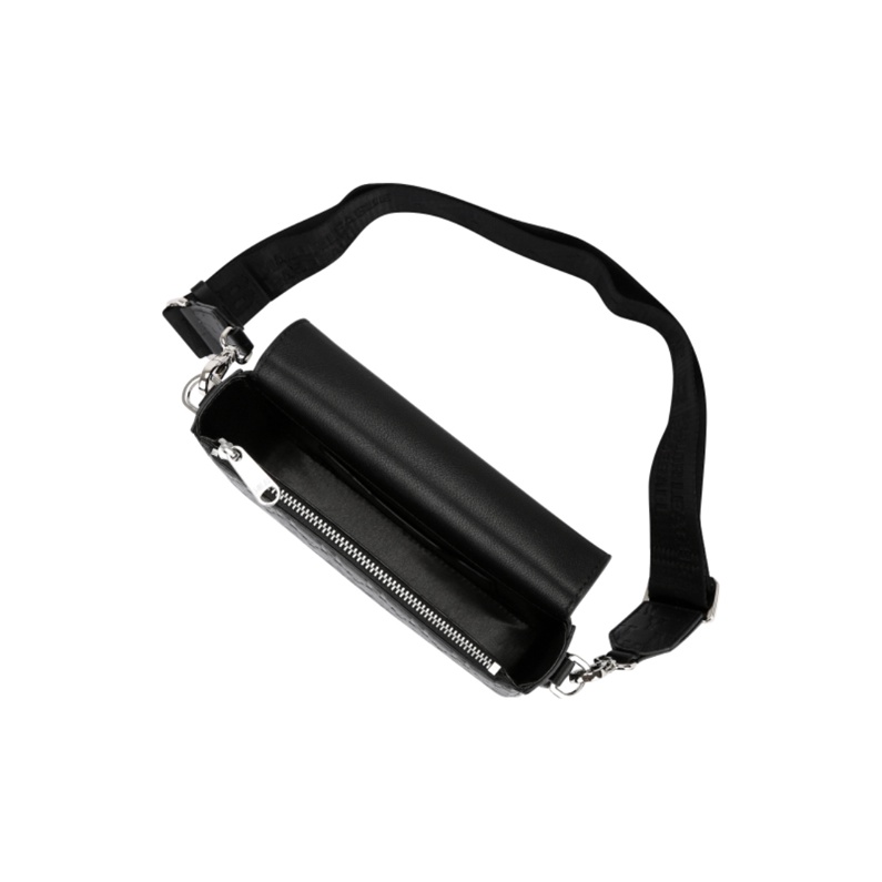 MLB Cotton Shoulder Bag Crossbody Bag Regular Unisex Black