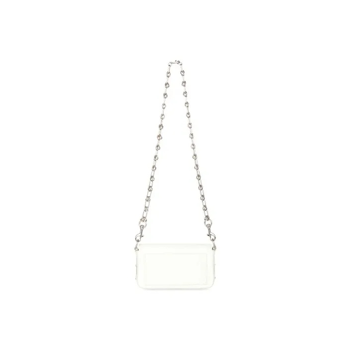 Balenciaga Bondage Calfskin Shoulder Bag Crossbody Bag Regular Women's White-3