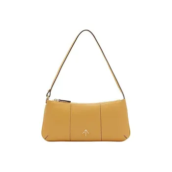 Manu Atelier PITA Series Cow Leather Arrow Bag Shoulder Bag Handbag Shoulder Bag Women's Lemon Yellow