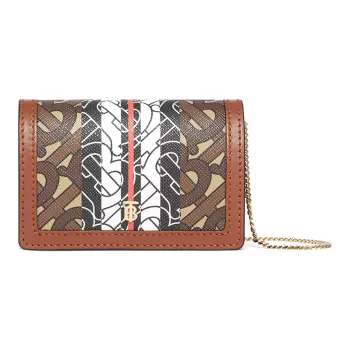Burberry Polyurethane Shoulder Bag Women's Brown