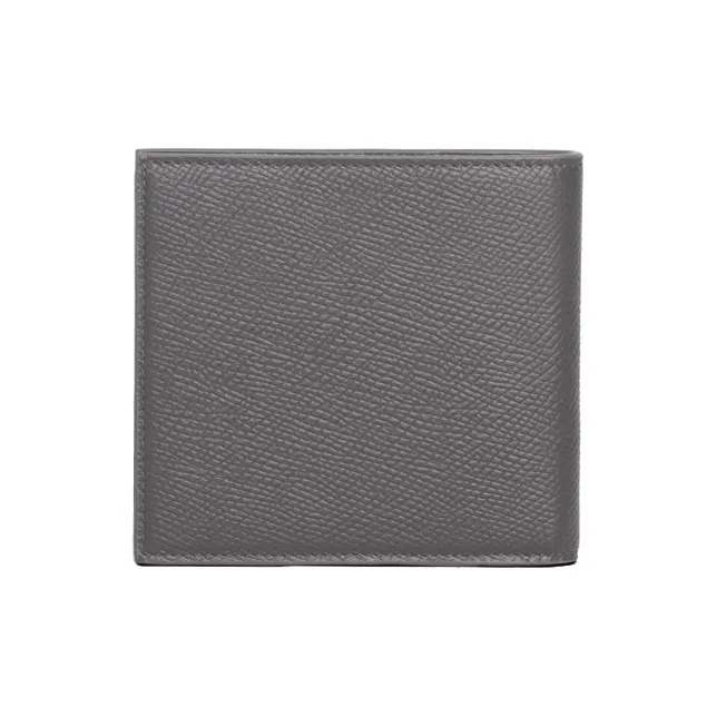 CELINE Grained Calfskin Wallet Men's Gray-2