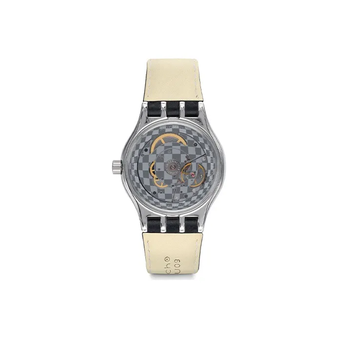 SWATCH Unisex 42mm White Watch YIS408-2