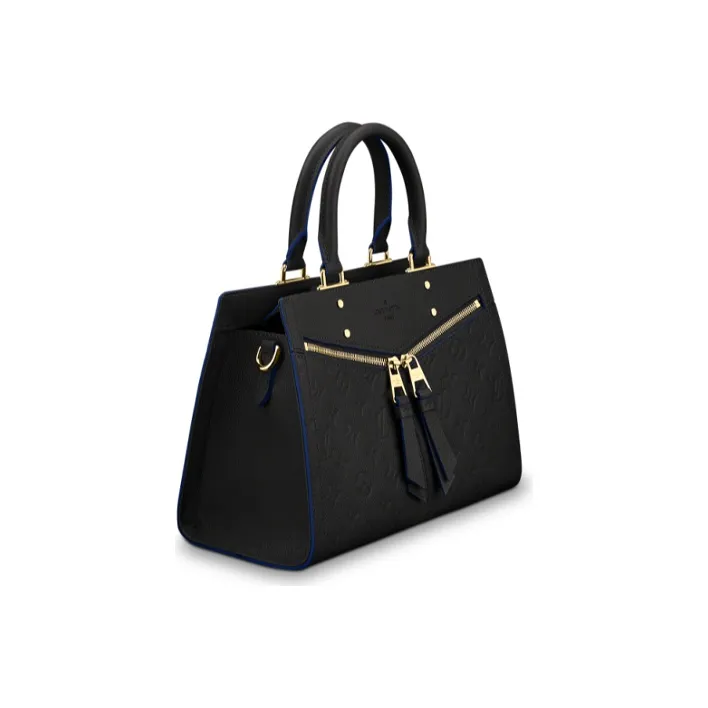 LOUIS VUITTON Sully Monogram Empreinte Pm Noir Black-1