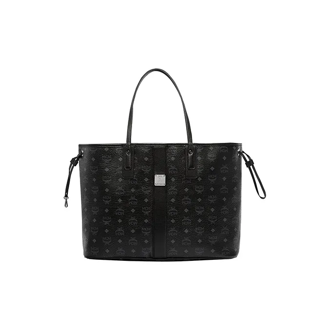 MCM Reversible Liz Shopper Visetos Large Black-1
