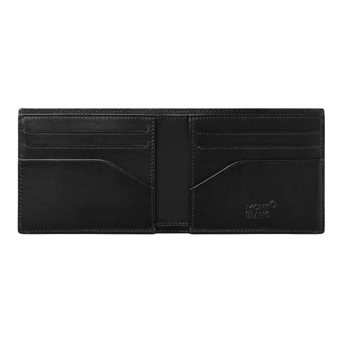 MONTBLANC Cow Leather Wallet Men's Blue/Black-1