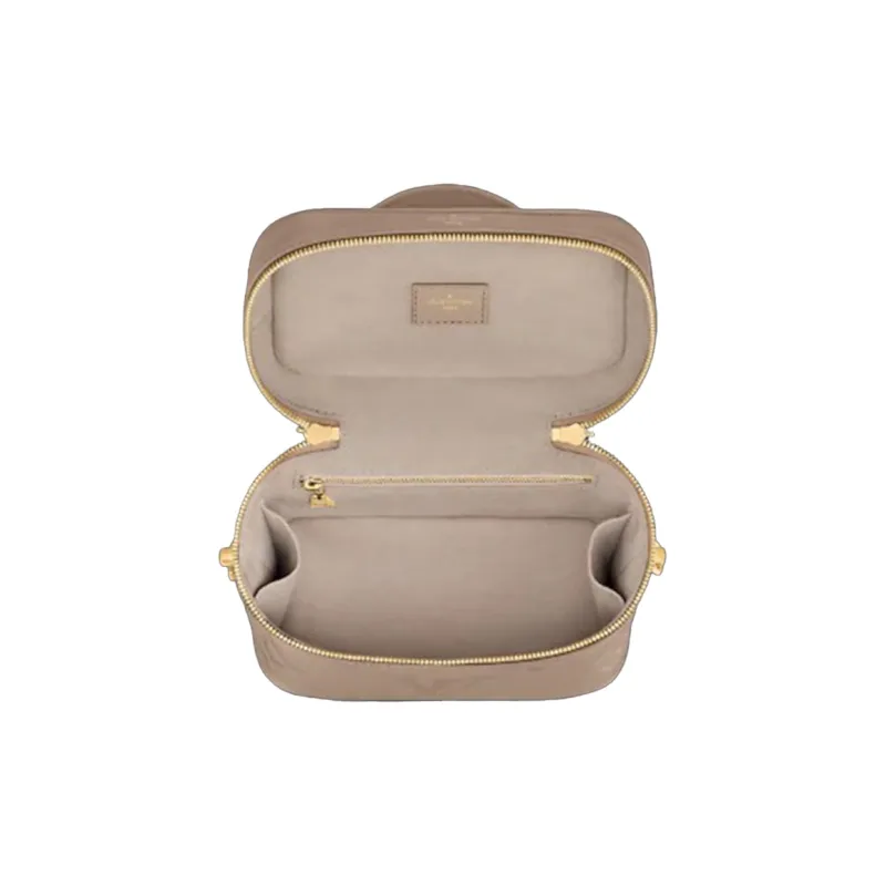 LOUIS VUITTON Vanity Cow Leather Dressing Bag, Makeup Bag, Handbag, Crossbody Bag, Shoulder Bag Women's Flesh-2