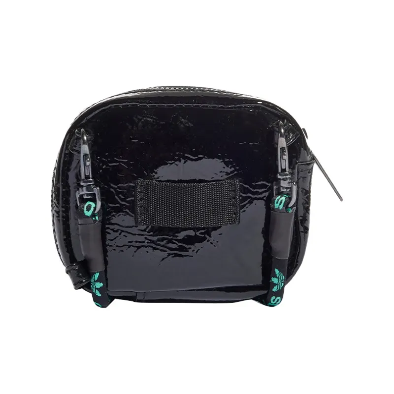 Adidas Originals Polyamide Sports Bag One Shoulder Crossbody Clutch Regular Unisex Black-2