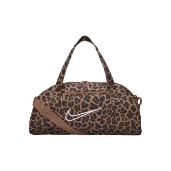Nike Fabric Handbag Travel Bag Yoga Bag Gym Bag Unisex Leopard All Over Print