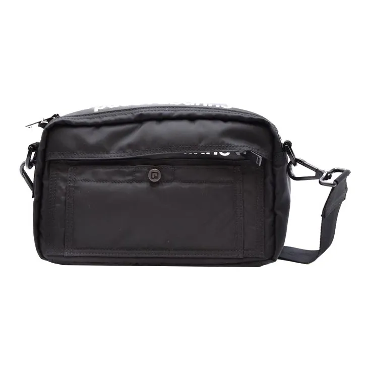 Paco Rabanne Nylon Crossbody Bag Unisex Black-1