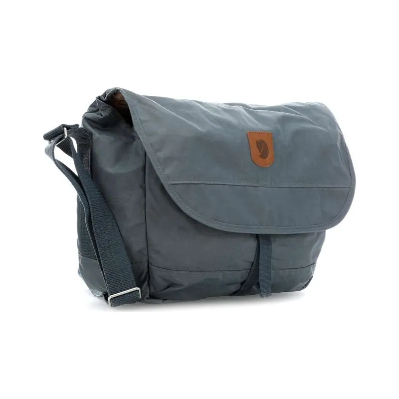 Fjallraven Greenland Organic Cotton Shoulder Bag, Crossbody Bag Regular Unisex Nightfall Gray-1