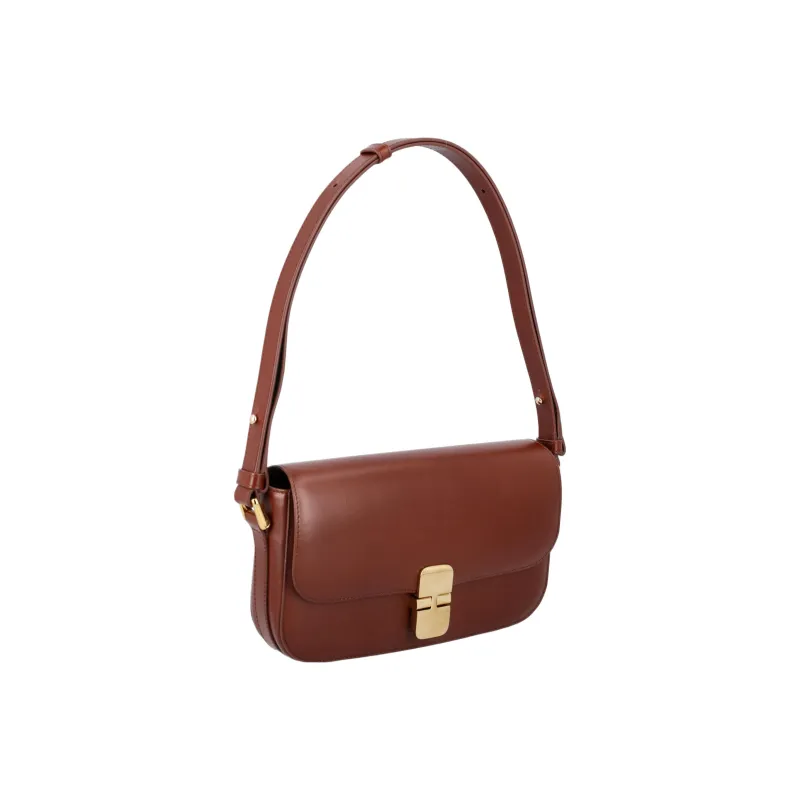 A.P.C Grace Foldover Top Shoulder Bag-1