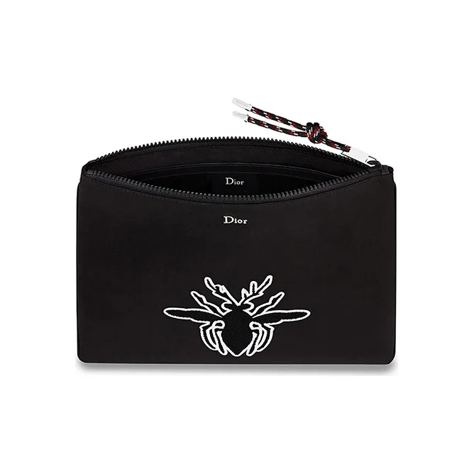 DIOR Dior Quarterly New Products Canvas Clutch Men's Black-1