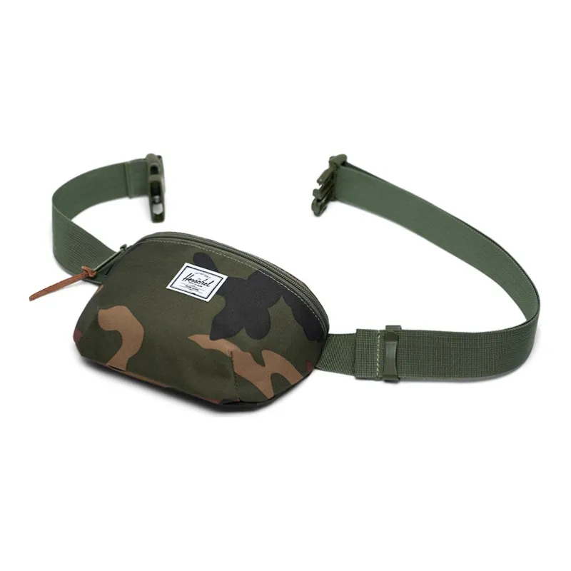 Herschel Polyester Cell Phone Pouch Sling Bag Fanny Pack Regular Unisex Classic Forest Green Camouflage-2