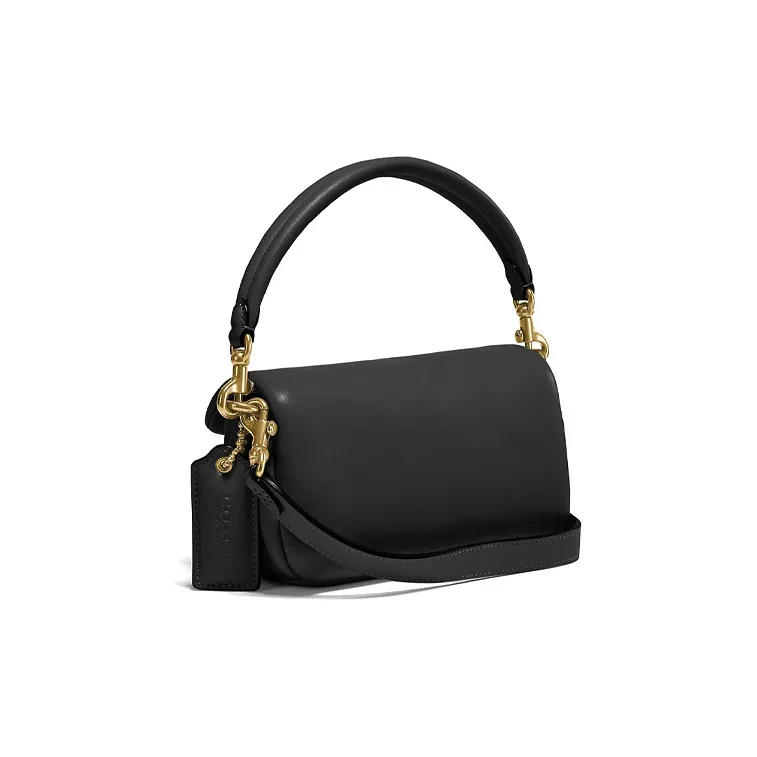 COACH Tabby Leather Cloud Bag Shoulder Bag Crossbody Bag Handbag Mini Women's Black-1